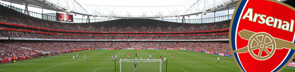 The Emirates Stadium, showcasing the home of Arsenal Football Club.