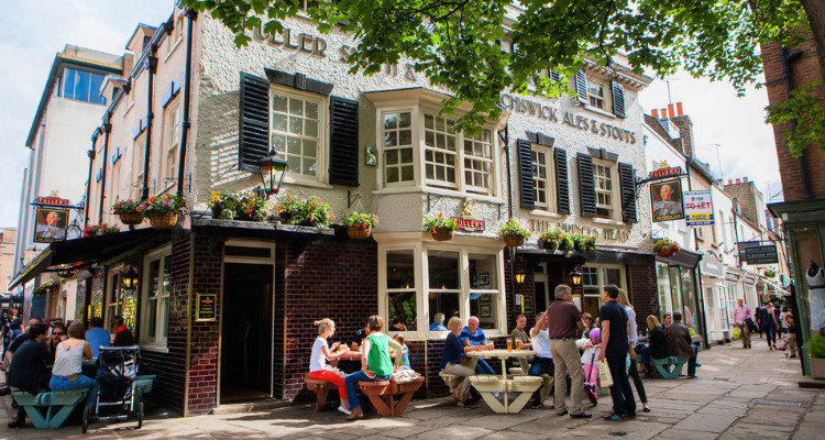 The Prince's Head Pub Exterior Used in Ted Lasso