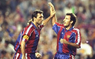 Txiki Begiristain (right)