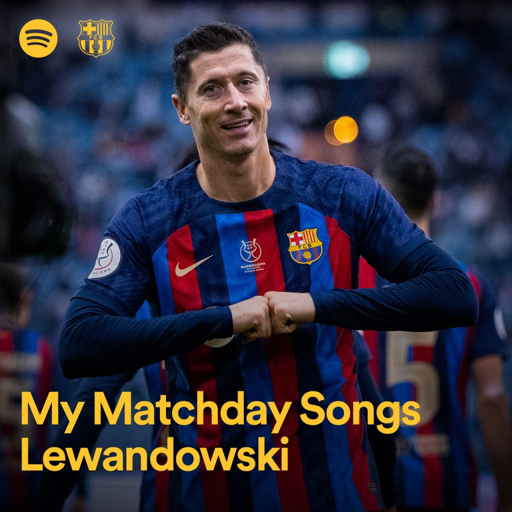 Robert Lewandowski's playlist cover