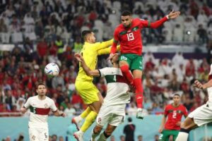 Youssef En-Nesyri High Jump in Football